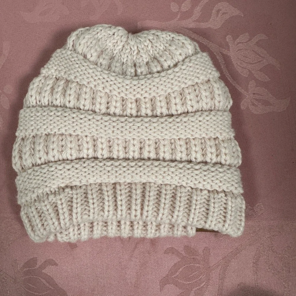 KeaBabies Kids Cable Knit Beanie Set Pink Gray Winter Ribbed Hat 2 Pack